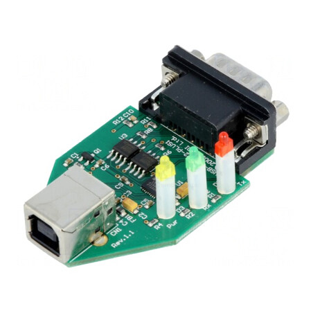 Modul USB RS422 cu LED și Conector D-Sub 9pin | Electronic-mag.ro | Componente Electronice