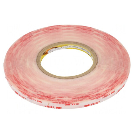 Bandă de Fixare Acrilică Transparentă 9mm x 33m | Electronic-mag.ro | Componente Electronice