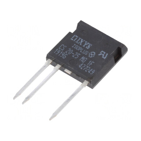 Tiristor 2.5kV 18A 250mA ISOPLUS THT Tub | Electronic-mag.ro | Componente Electronice