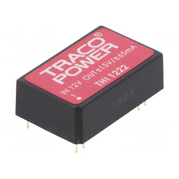Convertor DC/DC 2W 12V la ±15V THI 1222 | Electronic-mag.ro | Componente Electronice