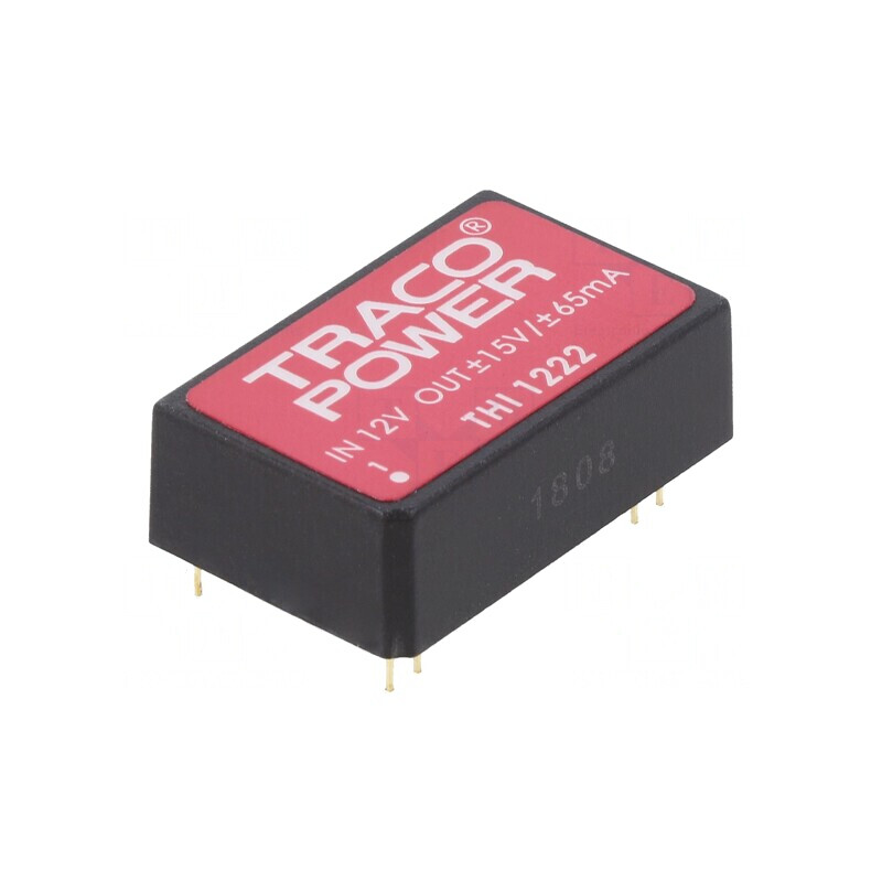 Convertor DC/DC 2W 12V la ±15V THI 1222 | Electronic-mag.ro | Componente Electronice