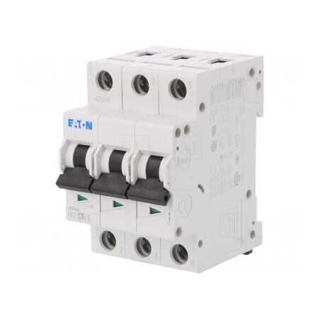 Întrerupător Supracurent 6A 3 Poli 15kA 230/400VAC | Electronic-mag.ro | Componente Electronice