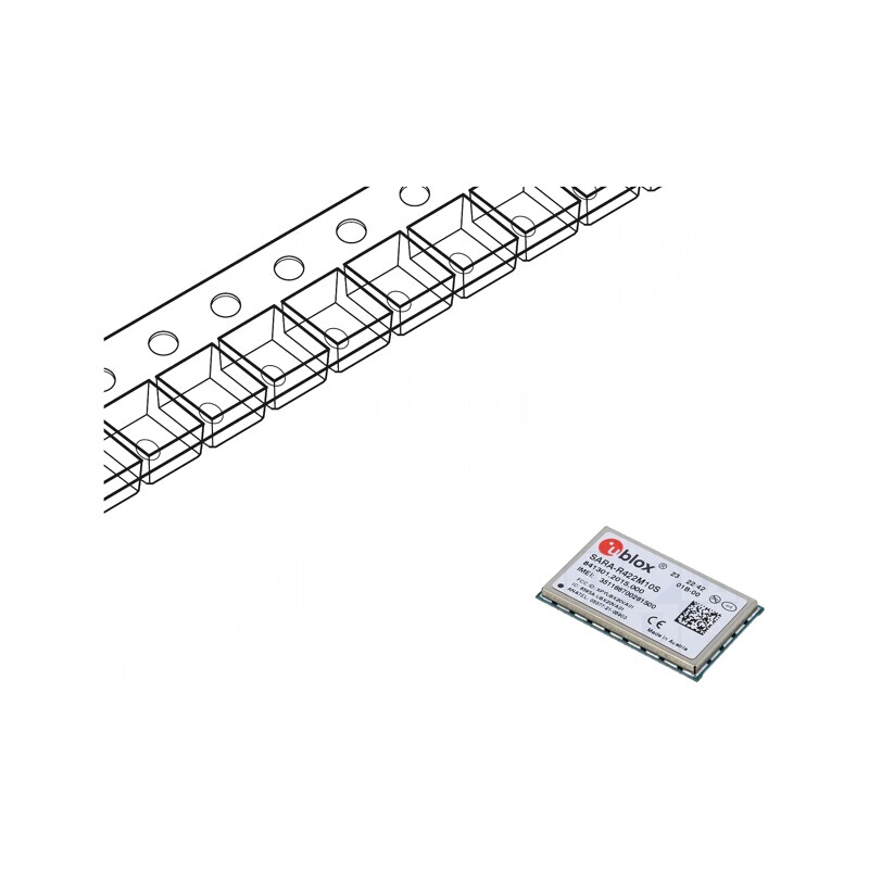 Modul LTE SARA-R4 SMD cu GNSS, GSM, LTE Cat M1 și NB2 | Electronic-mag.ro | Componente Electronice