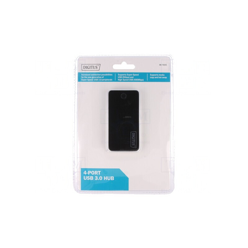 Hub USB 3.0 Negru și Argintiu 5Gbps | Electronic-mag.ro | Componente Electronice Hub USB 3.0 Negru și Argintiu 5Gbps | Electronic-mag.ro | Componente Electronice