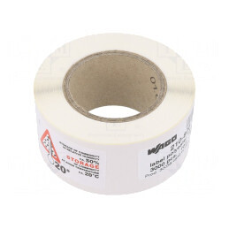 Etichetă Autoadezivă Albă 9mm x 15mm | Electronic-mag.ro | Componente Electronice