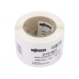 Etichetă Autoadezivă Albă 8mm x 20mm -40÷150°C | Electronic-mag.ro | Componente Electronice