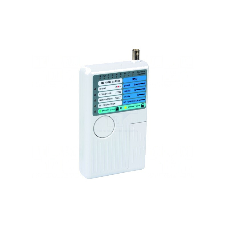 Tester Cabluri LED BNC RJ11 RJ12 RJ45 USB | Electronic-mag.ro | Componente Electronice Tester Cabluri LED BNC RJ11 RJ12 RJ45 USB | Electronic-mag.ro | Componente Electronice