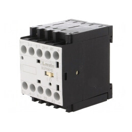 Contactor 3P NO + 3NC 24VDC 9A | Electronic-mag.ro | Componente Electronice