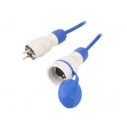 Prelungitor electric albastru 10m 16A | Electronic-mag.ro | Componente Electronice