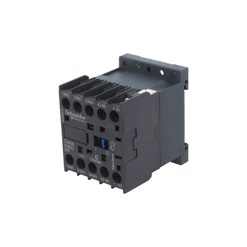 Contactor 4P NO 24VDC 10A pentru șină DIN | Electronic-mag.ro | Componente Electronice