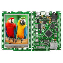 Afişaj TFT cu Interfaţă JTAG și UART pentru ARM | Electronic-mag.ro | Componente Electronice