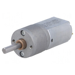 Motor DC cu Transmisie 12V 1,6A Ax D 63:1 Metal 20x43mm