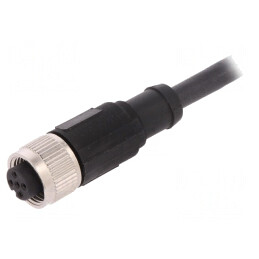 Cablu de Conectare M12 5-PIN 10m 60VAC 4A PUR | Electronic-mag.ro | Componente Electronice