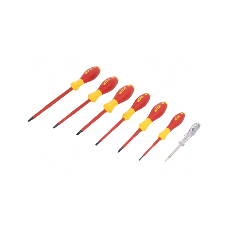 Kit Șurubelnițe Izolate 7 Bucăți Phillips și Plată | Electronic-mag.ro | Componente Electronice