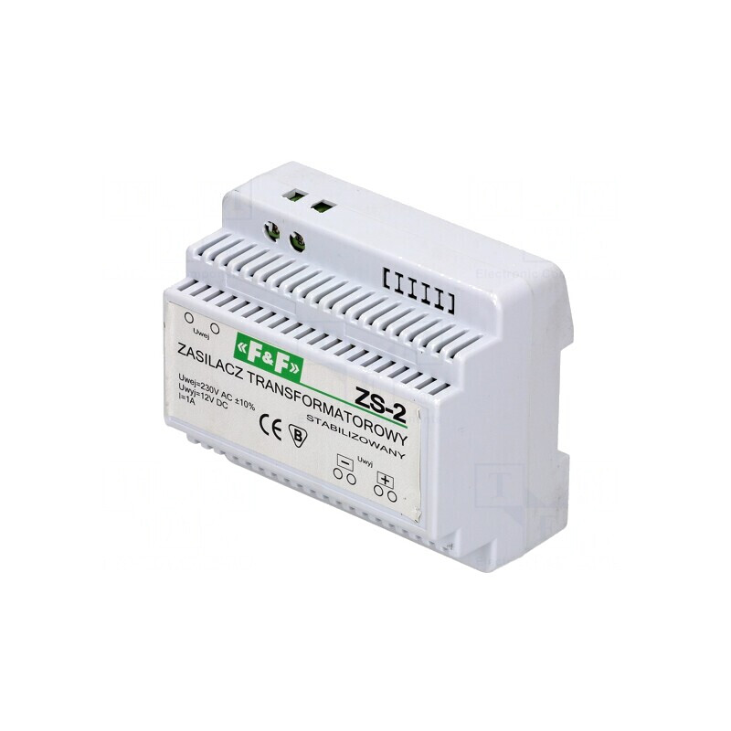 Alimentator 12VDC 1A pentru Șină DIN | Electronic-mag.ro | Componente Electronice