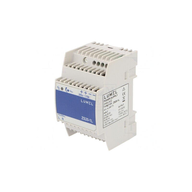 Alimentator pulsatoriu şină DIN 45W 24V 1.75A | Electronic-mag.ro | Componente Electronice