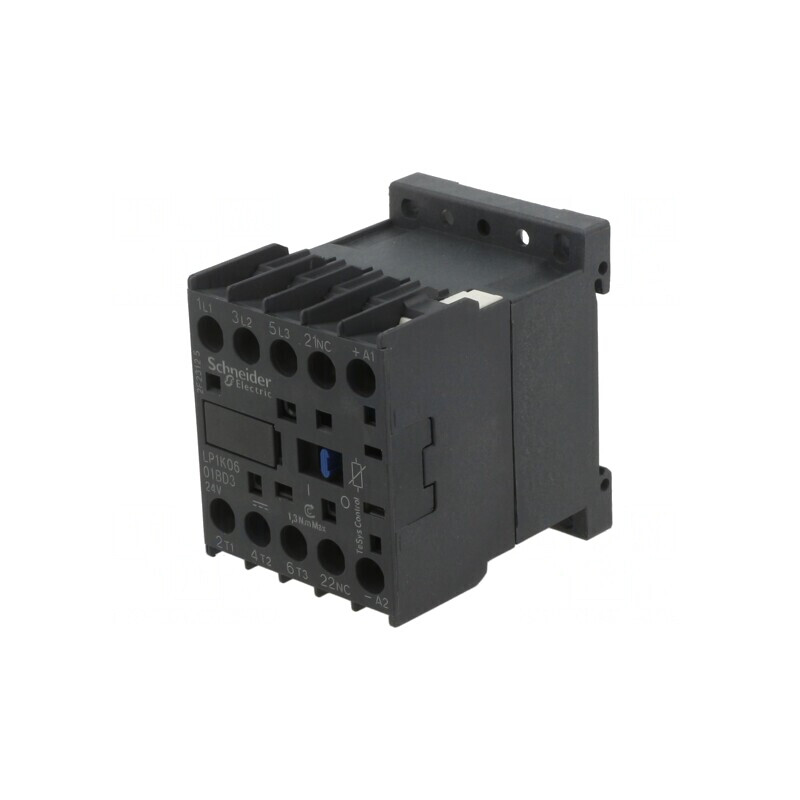 Contactor 3P NO + 3 NC 24VDC 6A | Electronic-mag.ro | Componente Electronice