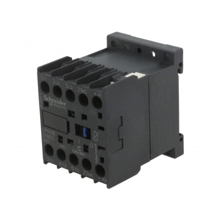 Contactor 3P NO + 3 NC 24VDC 6A | Electronic-mag.ro | Componente Electronice