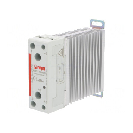 Releu Semiconductor Monofazat 30A 24-280VAC | Electronic-mag.ro | Componente Electronice