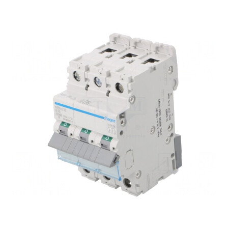 Întrerupător de Supracurent 16A 3 Poli 10kA 230/400VAC | Electronic-mag.ro | Componente Electronice