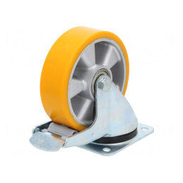Roată de transport poliuretan 160mm 500kg | Electronic-mag.ro | Componente Electronice