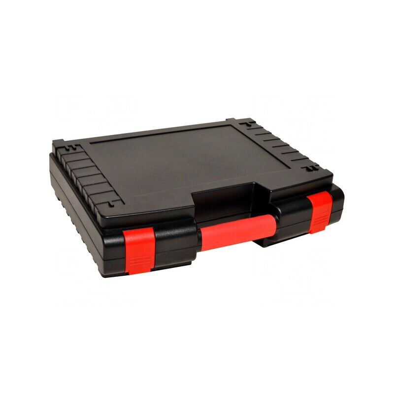 Valiză Transport ABS Neagră/Roșie 390x314x102mm | Electronic-mag.ro | Componente Electronice