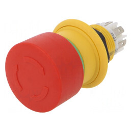 Comutator de Siguranță 16mm 2 NC Roșu | Electronic-mag.ro | Componente Electronice