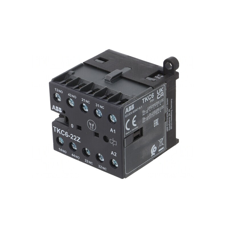 Contactor 4P NC/NO 17-32V DC 4A | Electronic-mag.ro | Componente Electronice