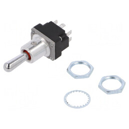 Comutator Basculant DPDT ON-OFF-ON 5A/28VAC | Electronic-mag.ro | Componente Electronice
