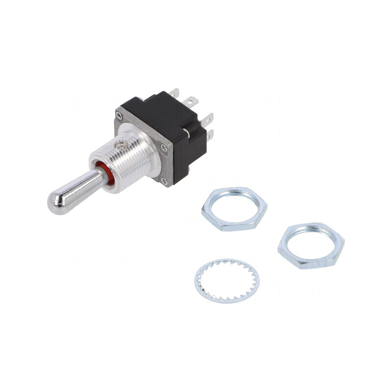 Comutator Basculant DPDT ON-OFF-ON 5A/28VAC | Electronic-mag.ro | Componente Electronice