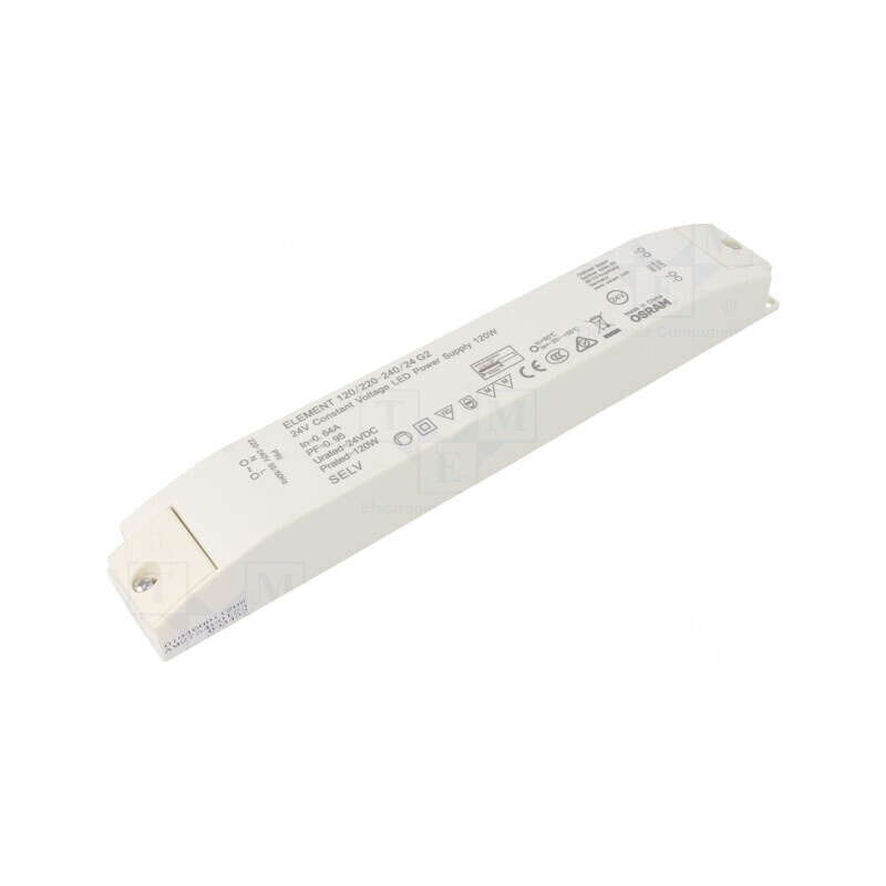 Alimentator LED 120W 24V 5A IP20 | Electronic-mag.ro | Componente Electronice
