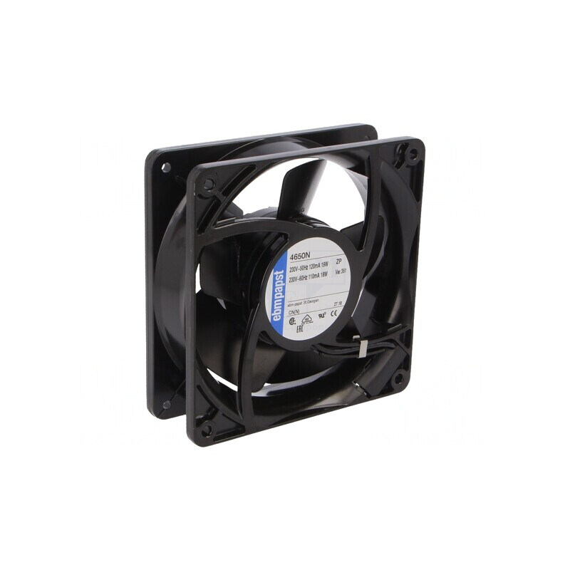 Ventilator AC axial 230VAC 119x119x38mm | Electronic-mag.ro | Componente Electronice