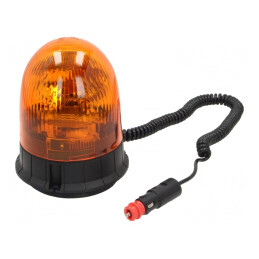 Semnalizator Lumină Rotativă Portocalie Magnetică | Electronic-mag.ro | Componente Electronice