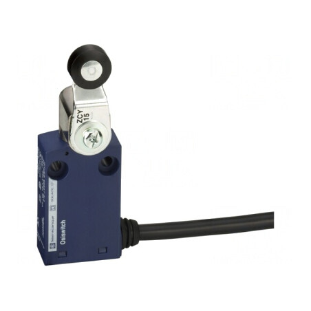 Limitator cursă manetă 34,4mm cu rolă plastic 16mm 6A | Electronic-mag.ro | Componente Electronice
