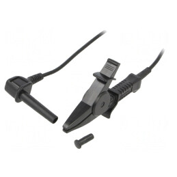 Cablu de împământare negru 3m KEW7264 | Electronic-mag.ro | Componente Electronice