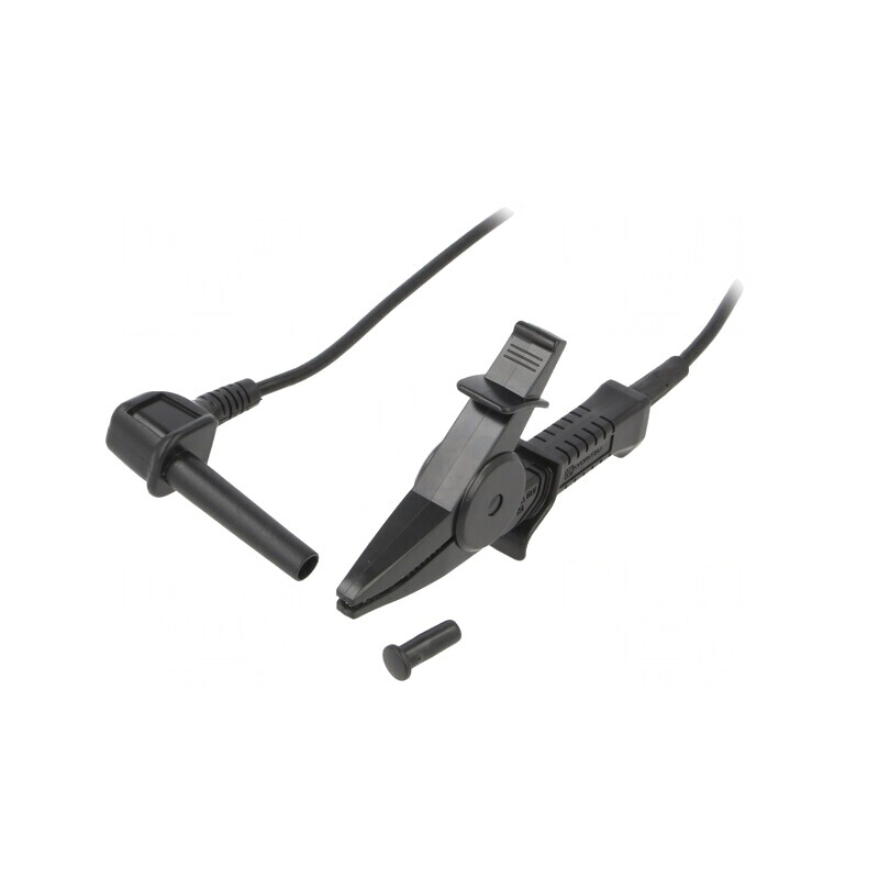 Cablu de împământare negru 3m KEW7264 | Electronic-mag.ro | Componente Electronice