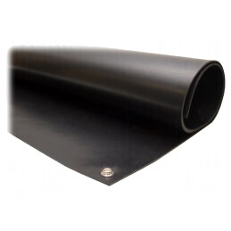 Suport de podea ESD negru 1200x600x2mm 4MΩ