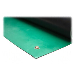 Suporturi masă ESD 1,2m x 0,6m gumă verde | Electronic-mag.ro | Componente Electronice