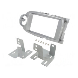 Cadru radio Toyota 2 DIN argintiu | Electronic-mag.ro | Componente Electronice