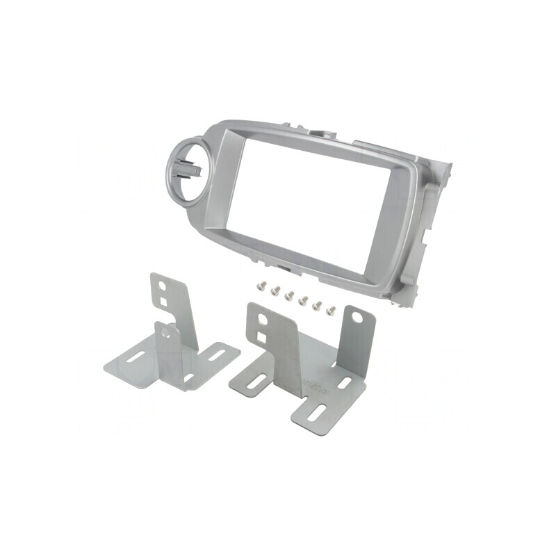 Cadru radio Toyota 2 DIN argintiu | Electronic-mag.ro | Componente Electronice