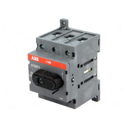Separator-întrerupător Poli 3 pentru șină DIN 80A OT | Electronic-mag.ro | Componente Electronice