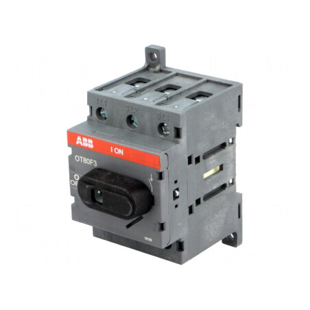 Separator-întrerupător Poli 3 pentru șină DIN 80A OT | Electronic-mag.ro | Componente Electronice
