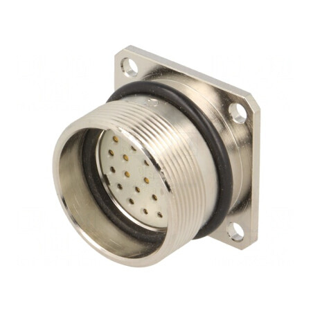 Conector M27 Soclu Mamă Lipire PIN 26 IP67 | Electronic-mag.ro | Componente Electronice