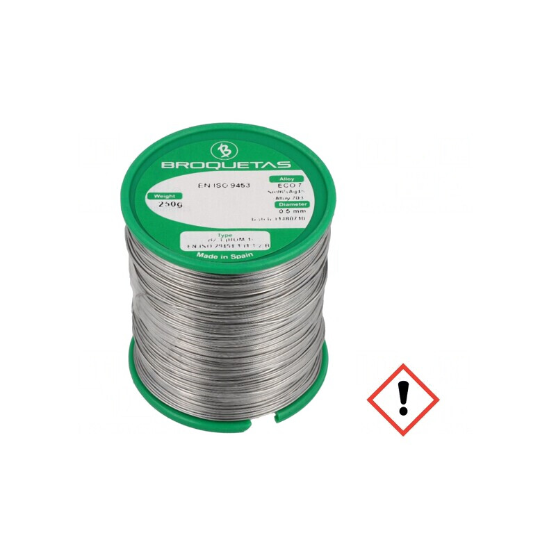 Sârmă de lipit fără plumb 0,5mm 250g Sn96Ag4 | Electronic-mag.ro | Componente Electronice Sârmă de lipit fără plumb 0,5mm 250g Sn96Ag4 | Electronic-mag.ro | Componente Electronice