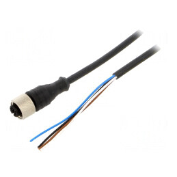 Cablu Conectare M12 4 PIN 10m IP67 250VAC 4A | Electronic-mag.ro | Componente Electronice