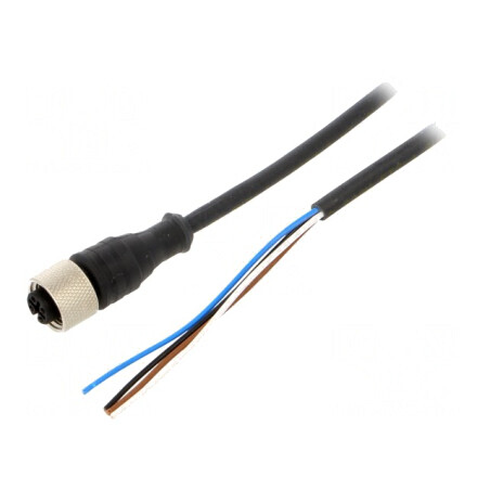 Cablu Conectare M12 4 PIN 10m IP67 250VAC 4A | Electronic-mag.ro | Componente Electronice