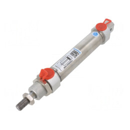 Cilindru pneumatic rotund | Diam.piston: 25mm | Pas piston: 80mm | FDNM025.0080