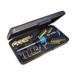 Kit Chei cu Mâner Magnetic 46 Buc. | Electronic-mag.ro | Componente Electronice