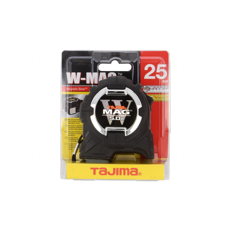 Ruletă de Măsură 5m x 25mm ABS Clasa II | Electronic-mag.ro | Componente Electronice