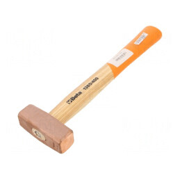 Ciocan din cupru cu mâner de lemn 260mm 400g | Electronic-mag.ro | Componente Electronice